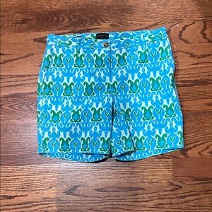 Talbots Blue and Green Patterned Shorts